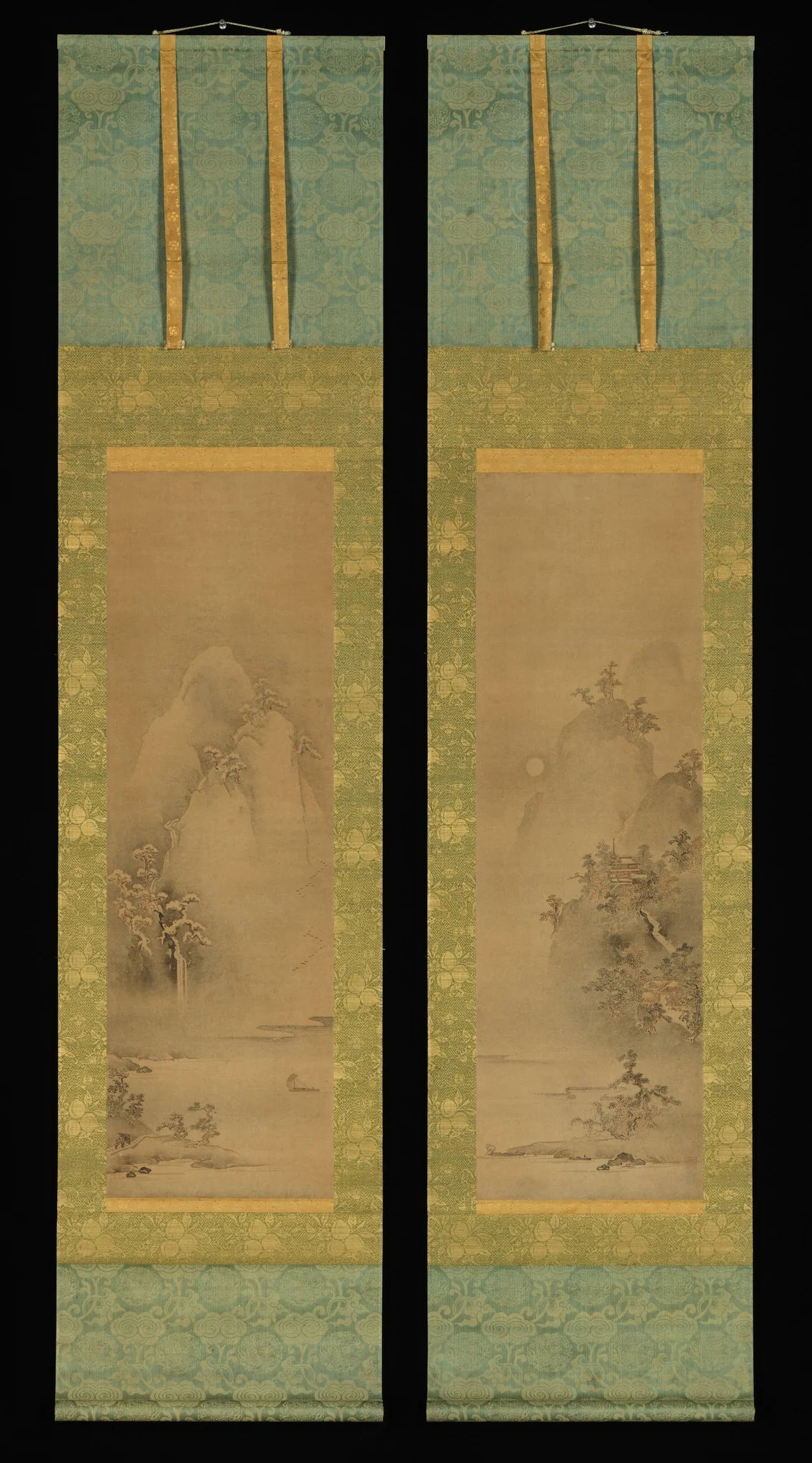 Eight Views of Xiao and Xiang, detail