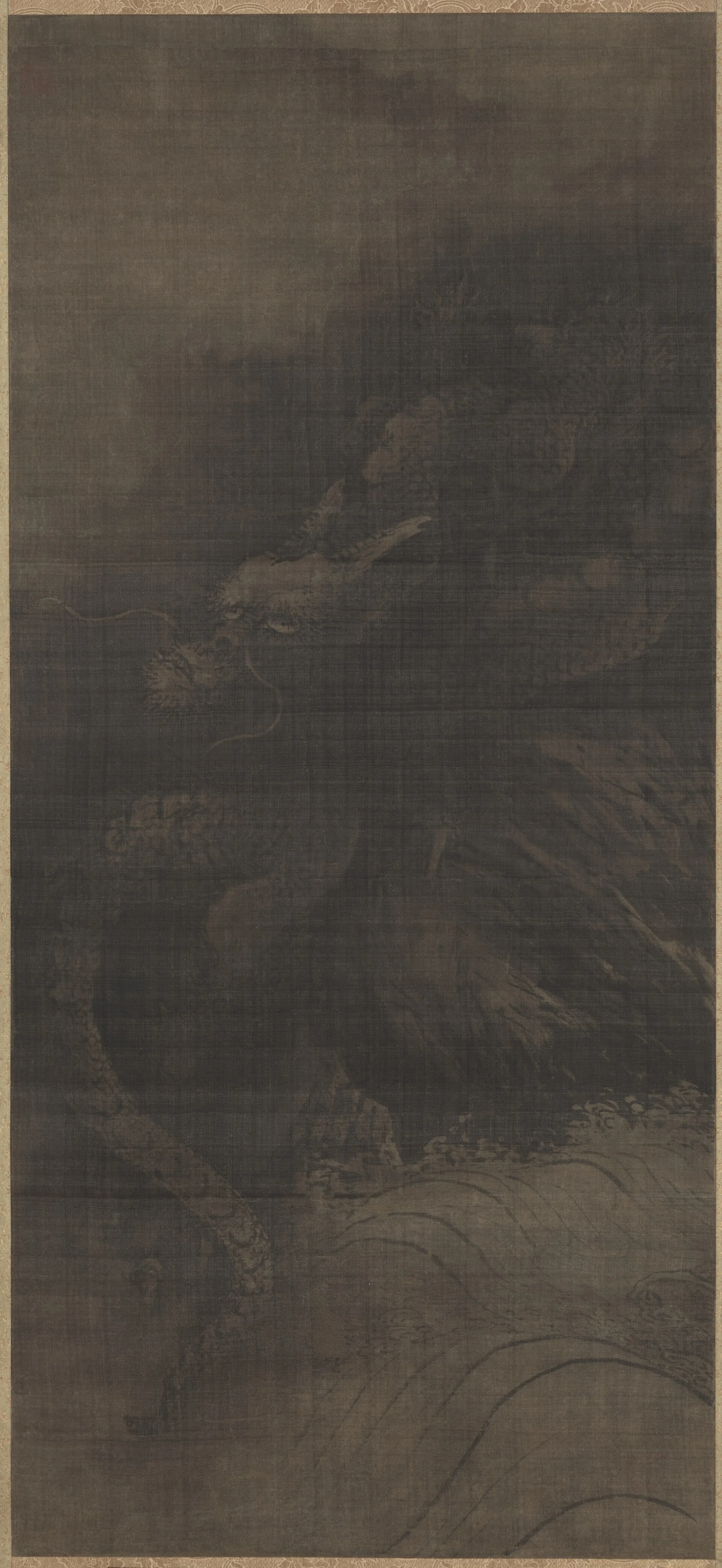 Dragon; Tiger, detail