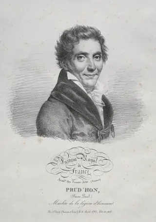 Pierre Paul Prud'hon, by Julien Léopold Boilly, 1820