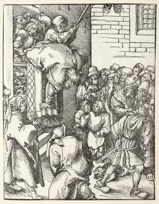 Martyrdom of St. James the Less, by Lucas Cranach the Elder, 1522