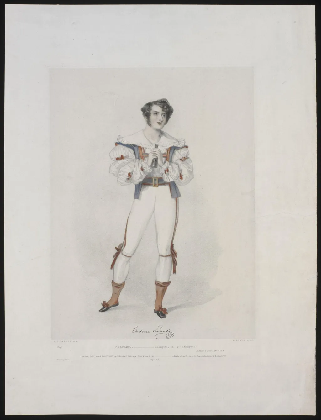 H Beard Print Collection, by Alfred Edward Chalon, 1837