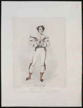 H Beard Print Collection, by Alfred Edward Chalon, 1837