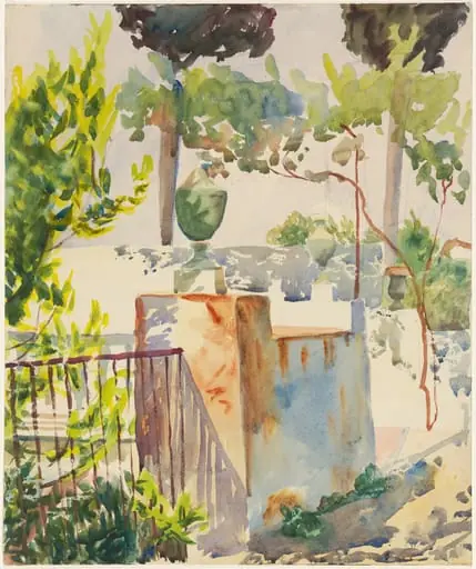 Granada, by Emily Sargent, watercolor, 1912