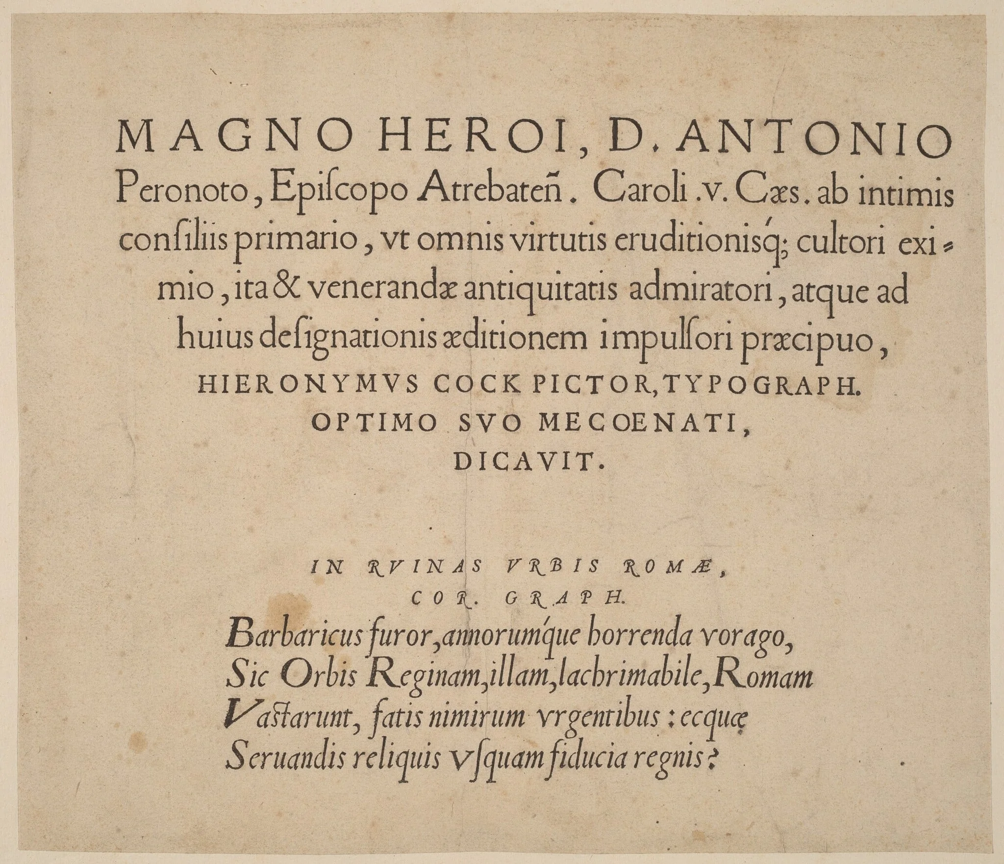 Dedication Page, detail
