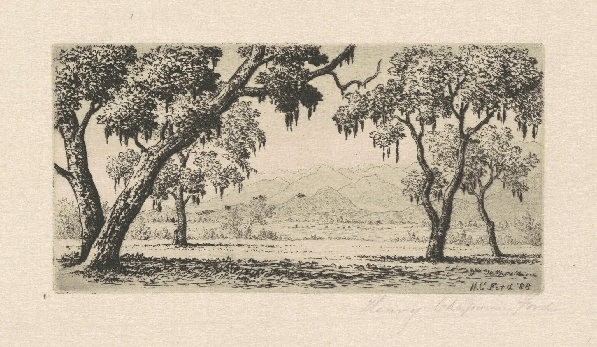 California Landscape, detail