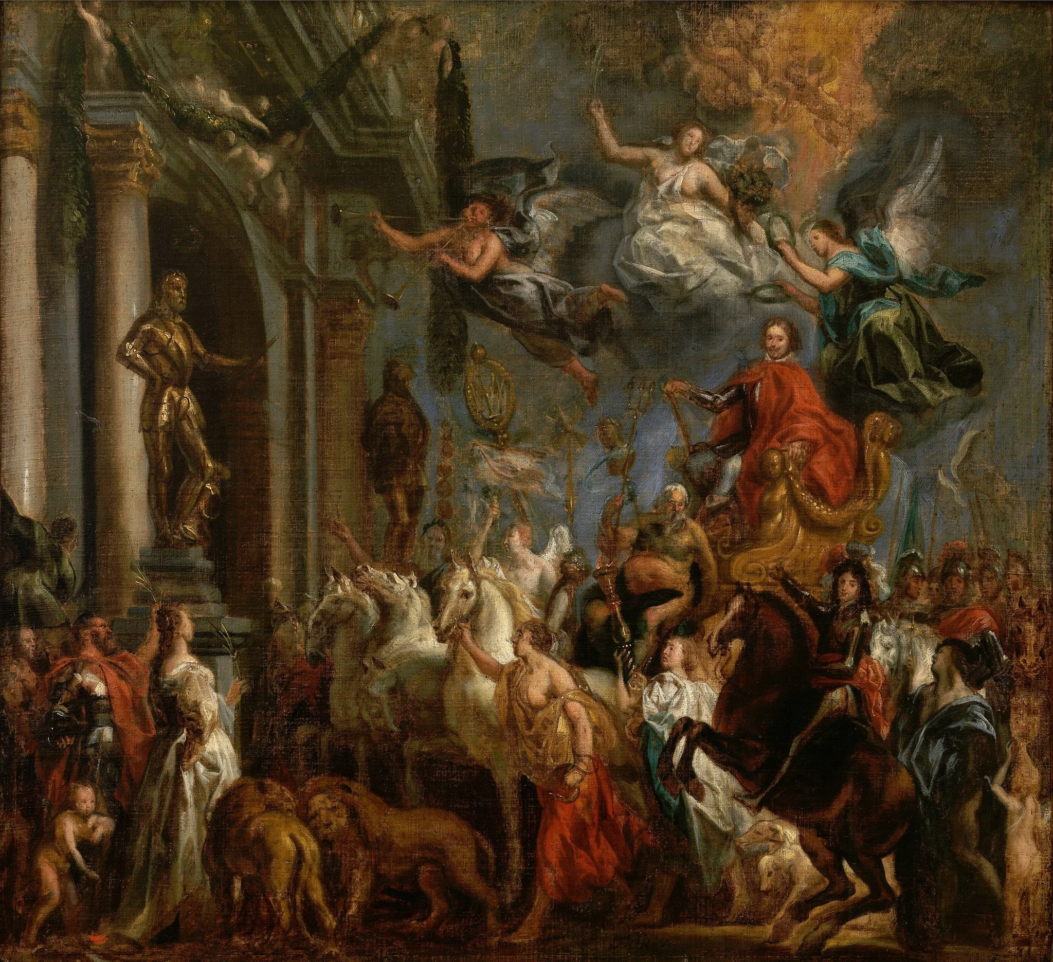 The Triumph of Frederik Hendrik, detail