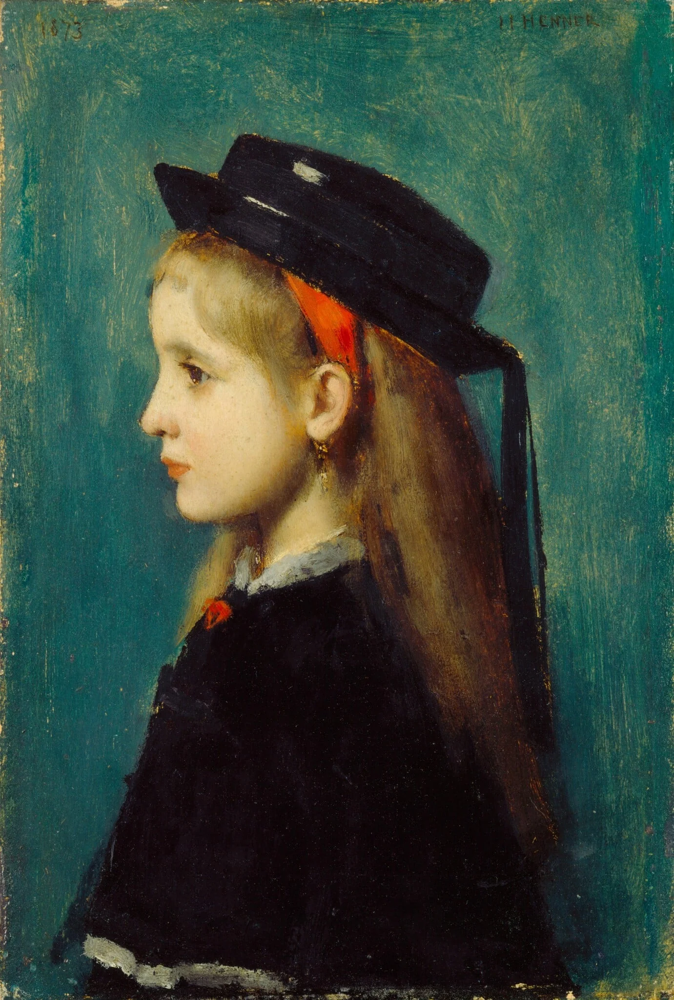 Alsatian Girl, detail