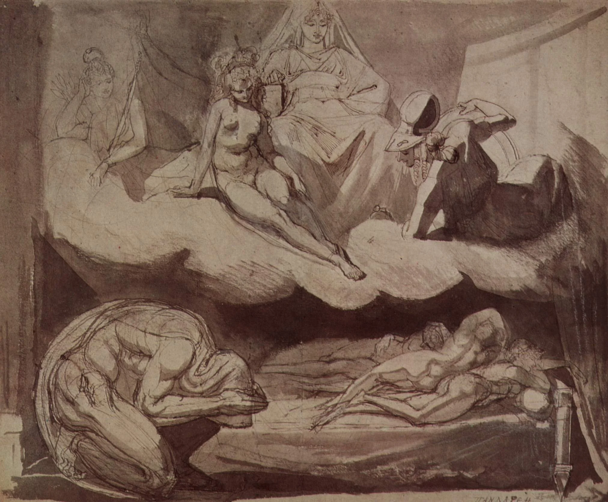 The Daughters of Pandareos, detail