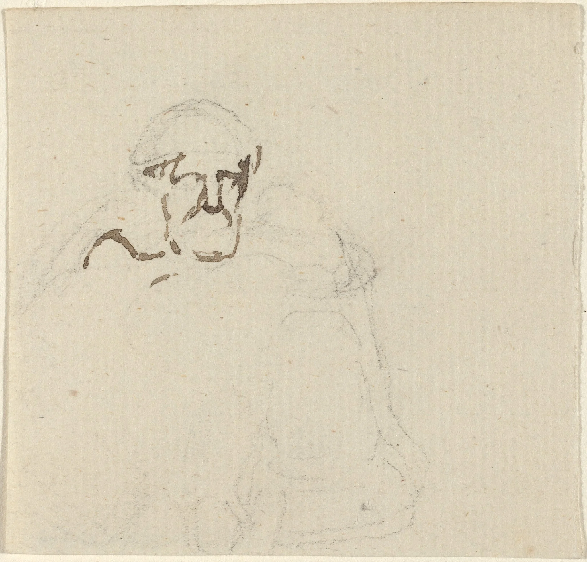 Bearded Figure, detail