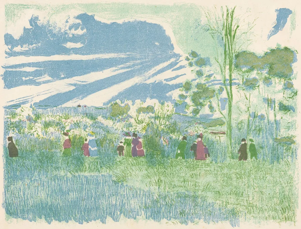 Across Country (A travers champs), by Ambroise Vollard, ink, 1898