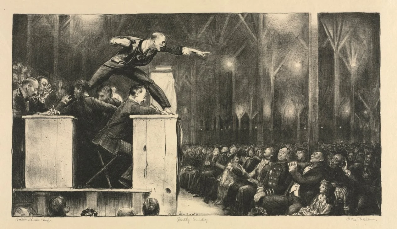 Billy Sunday, detail