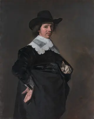 Portrait of Paulus Verschuur, by Frans Hals, oil, 1643