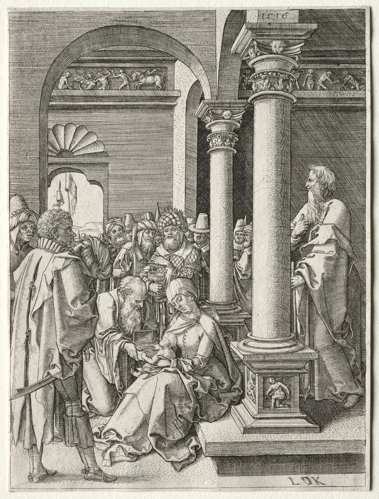 L'Adoration des Rois, detail