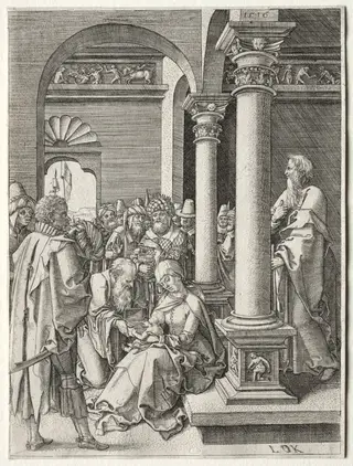 L'Adoration des Rois, by Ludwig Krug, 1516