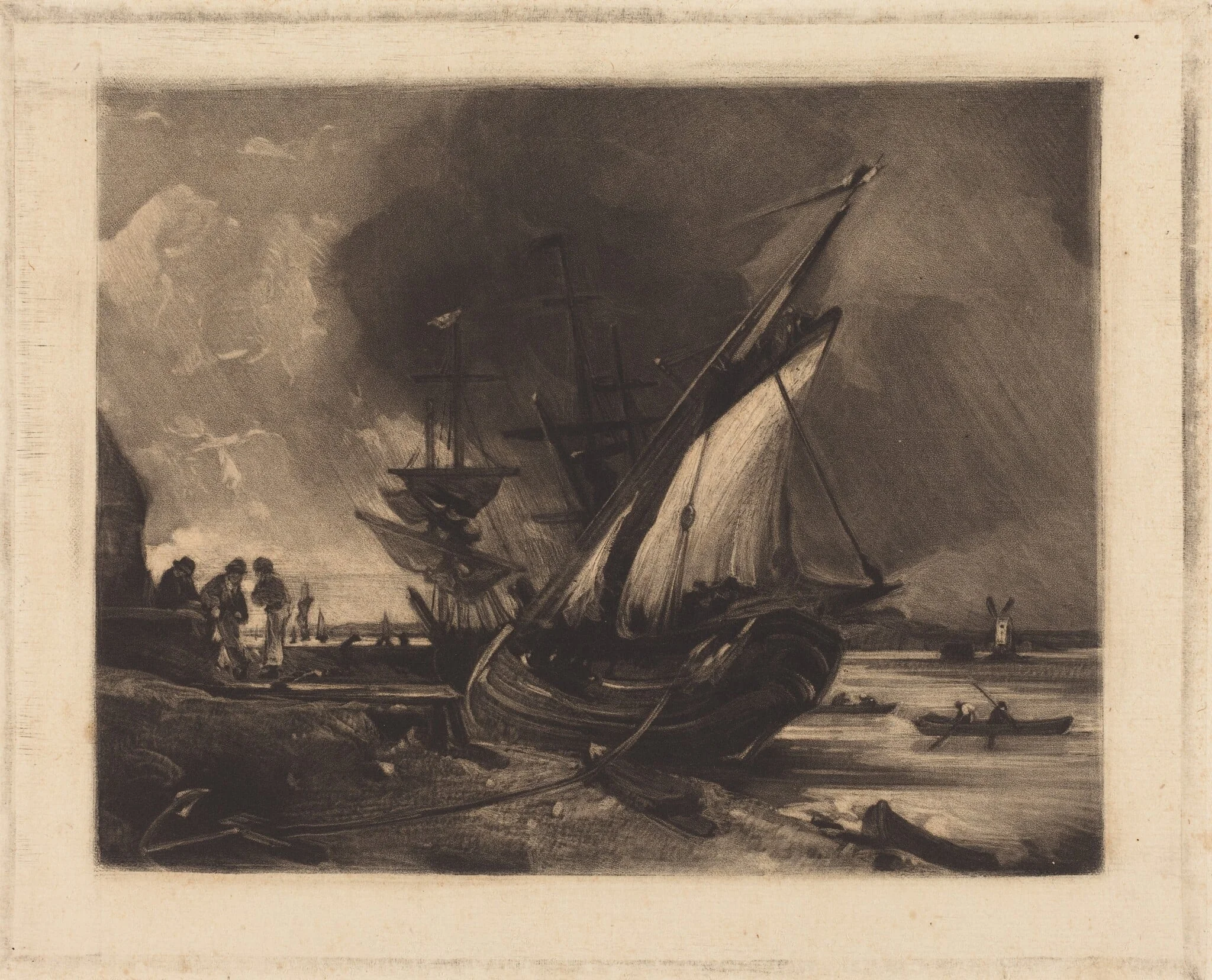 View on the Orwell, detail