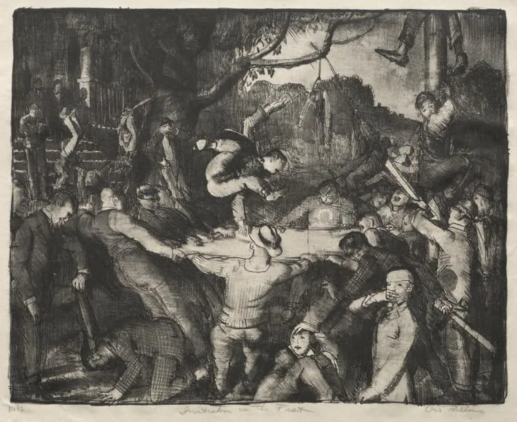 Initiation in the Frat, detail