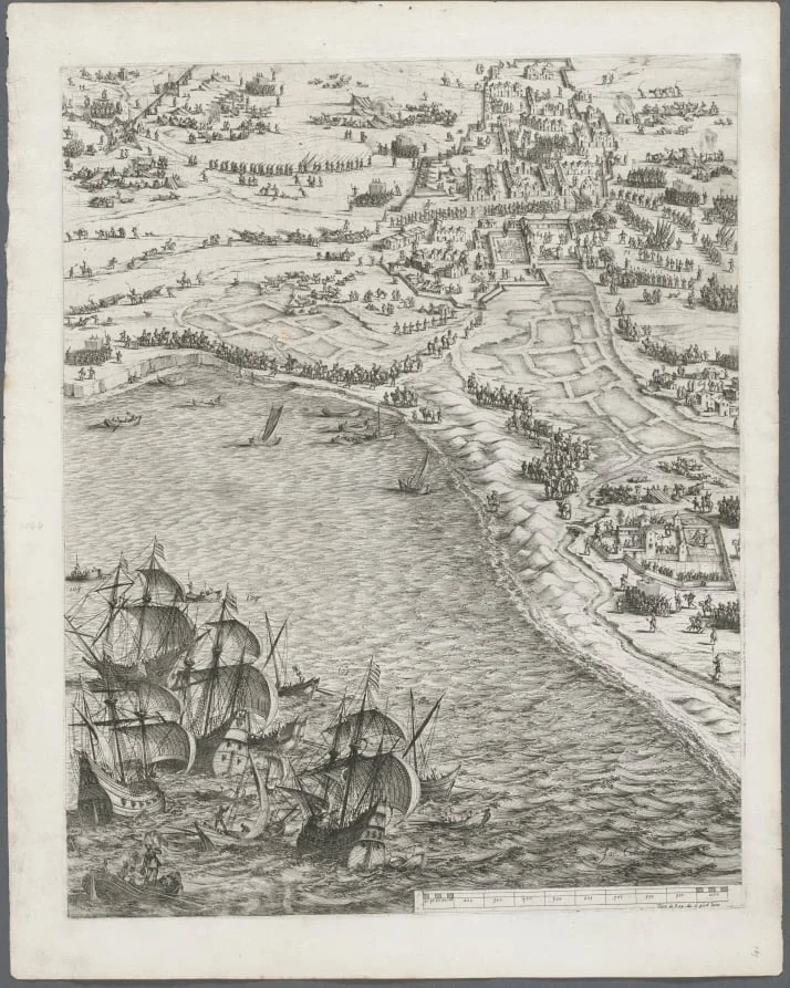 The Siege of La Rochelle: Plate 12, detail