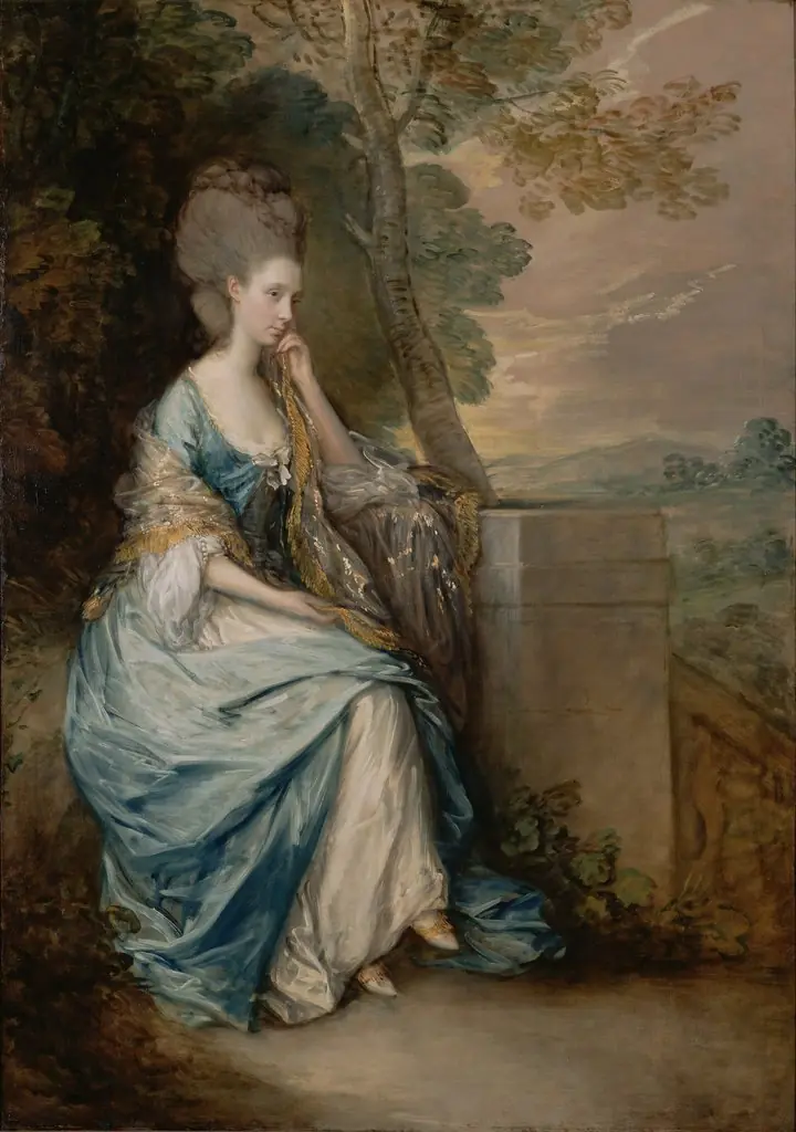 Portrait of Anne, Countess of Chesterfield, by Thomas Gainsborough, oil