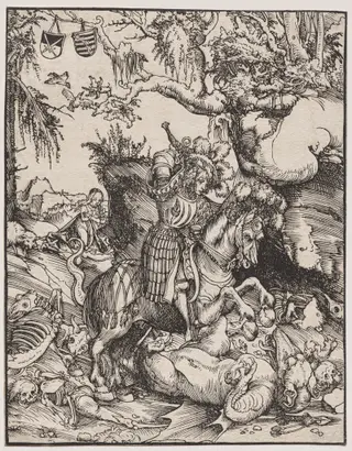 Saint George Slaying the Dragon, by Lucas Cranach the Elder, 1512