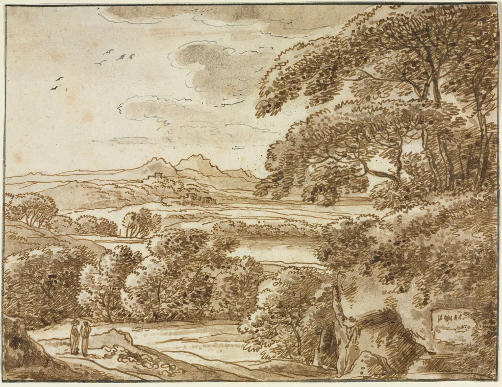 Landscape, by Franz Kobell, 1780