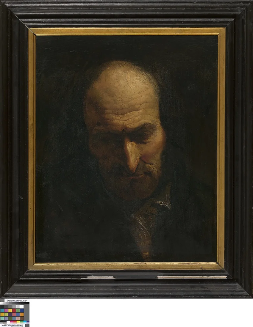 Portret van een man, detail