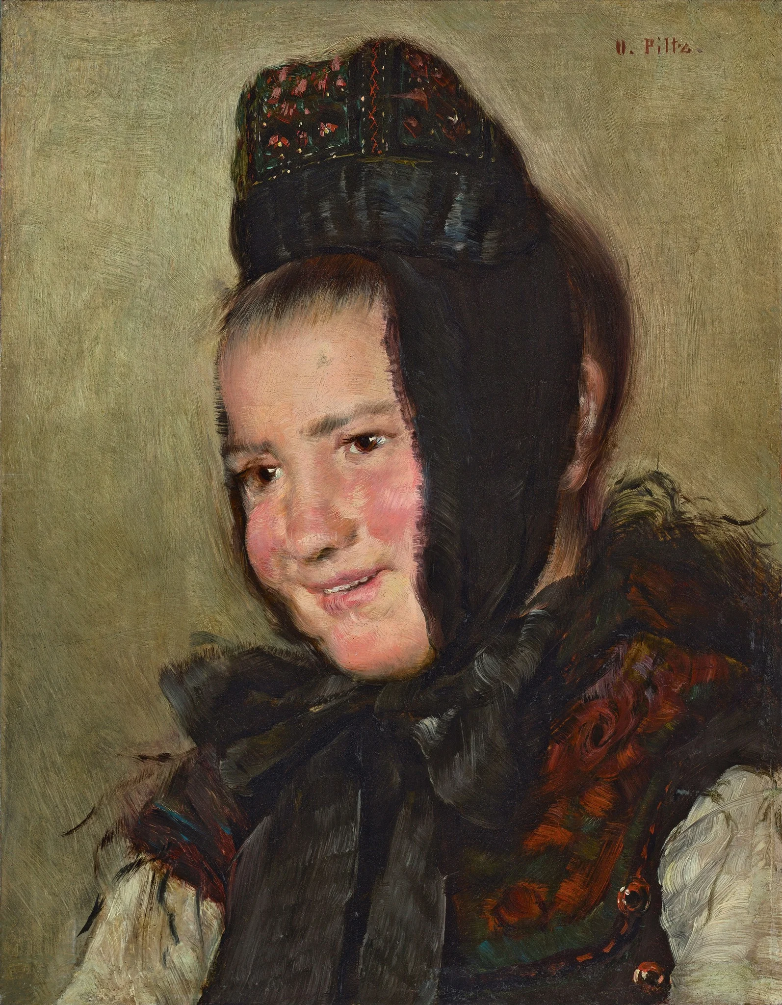 Female Portrait, detail