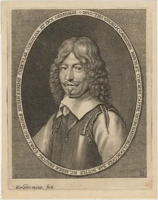 William, First Duke of Newcastle, by Lucas Emil Vorsterman, ink, 1635