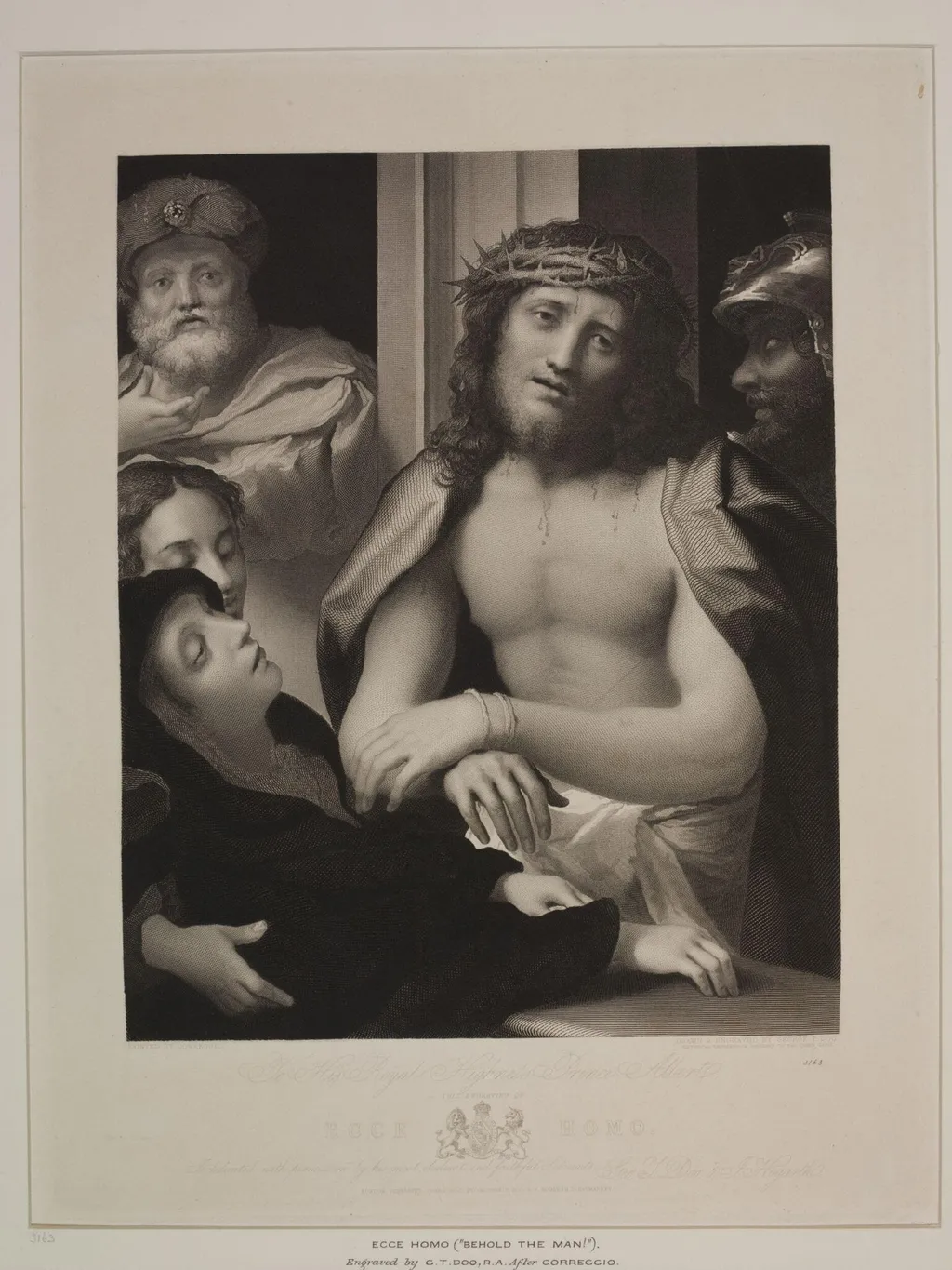 Ecce Homo, by George Thomas Doo, 1850