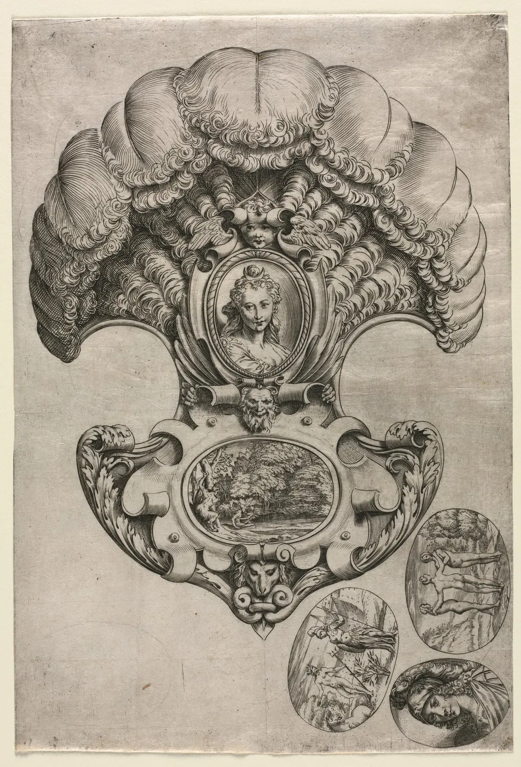 The Fan (L'Eventail), by Agostino Carracci, 1592