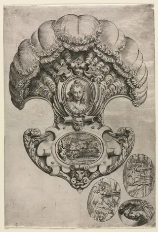 The Fan (L'Eventail), by Agostino Carracci, 1592