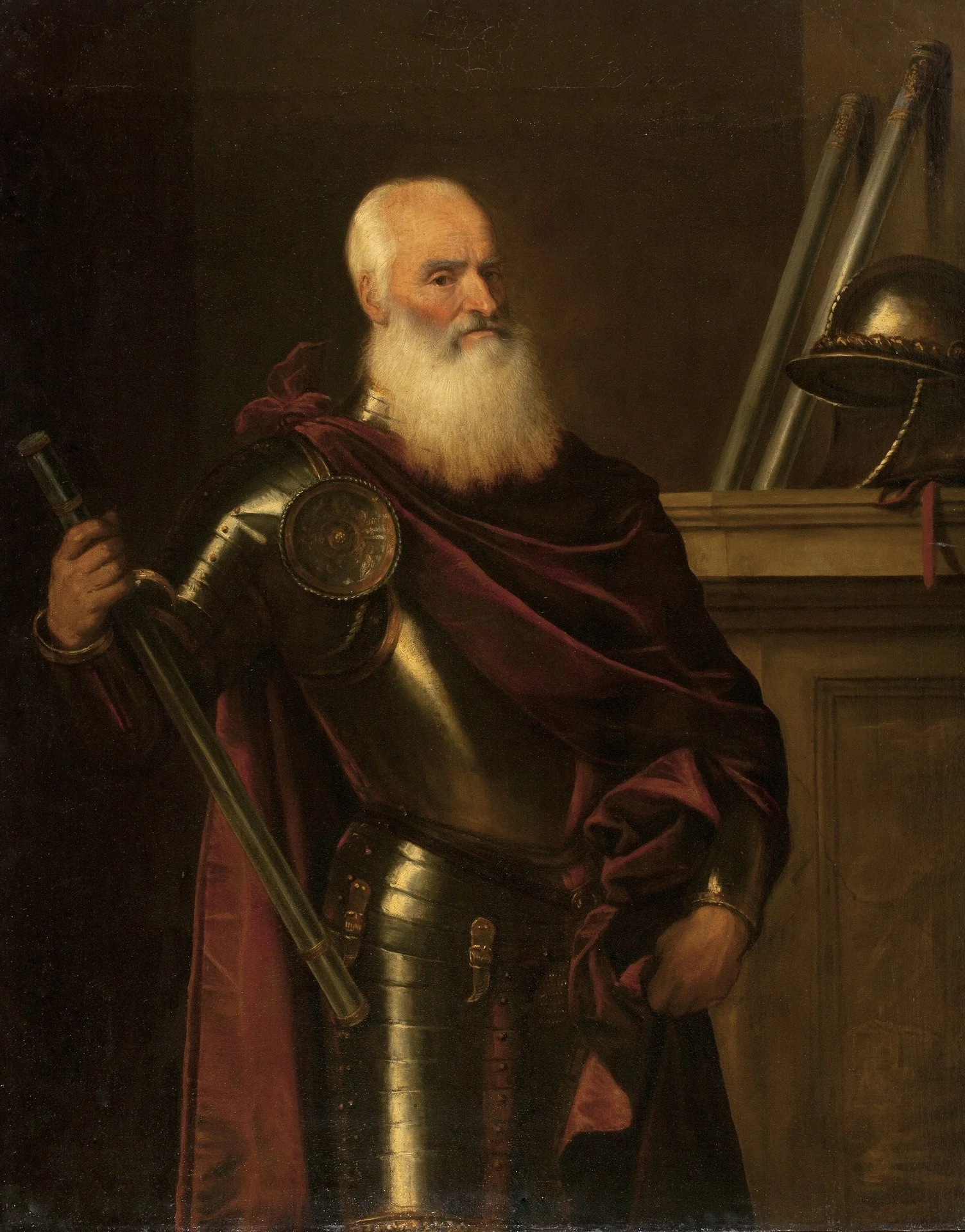 Portrait of Admiral Vincenzo Capello, detail