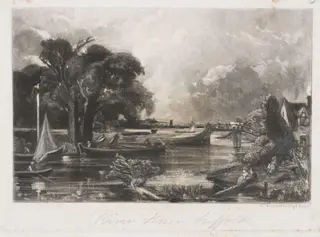 River Stour, Suffolk, by John Constable