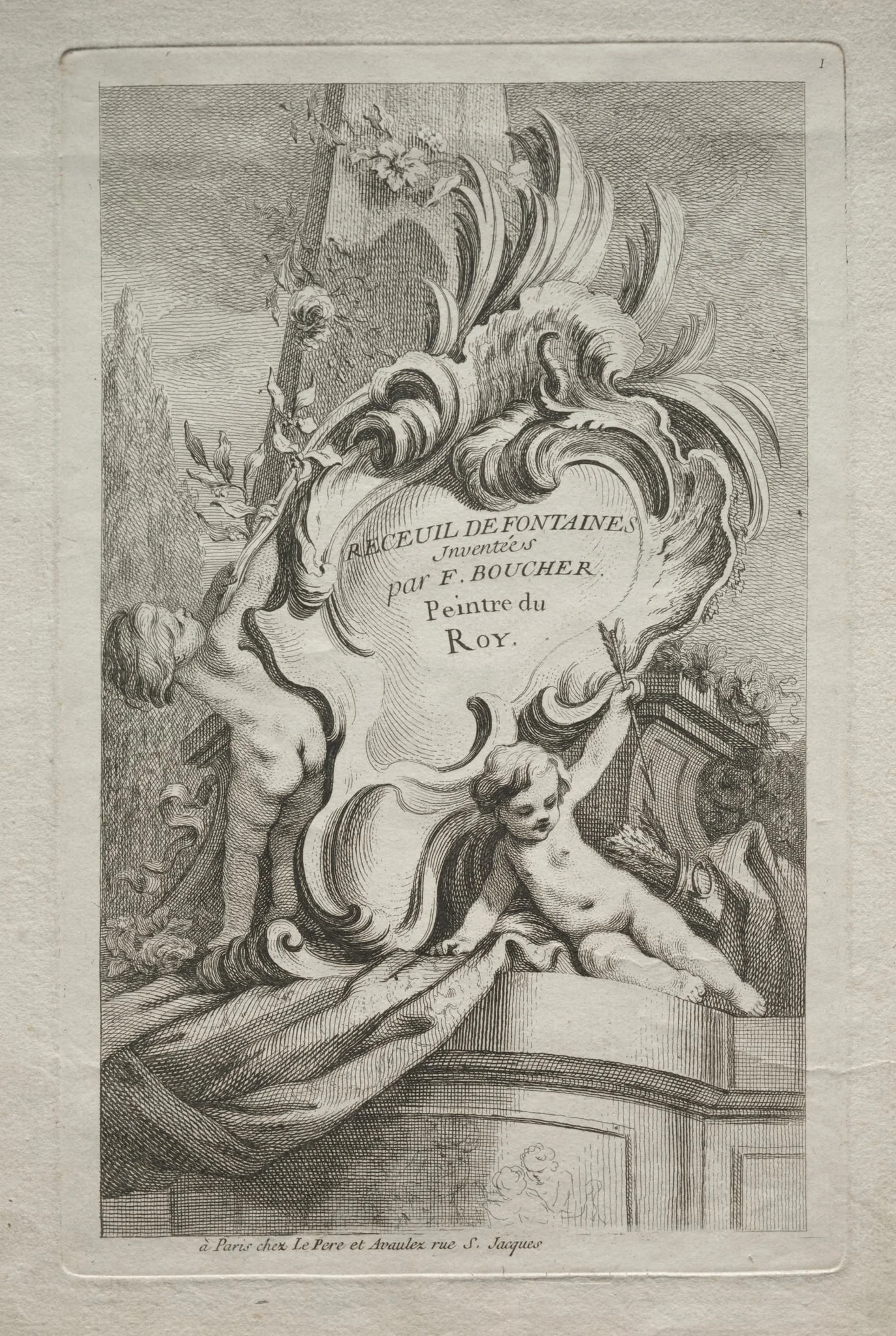 No. 1: Title Page, detail