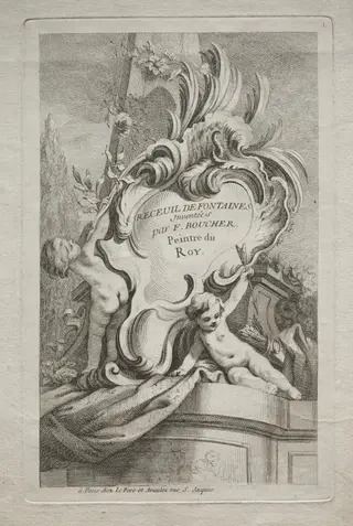 No. 1: Title Page, by Gabriel Huquier, 1736