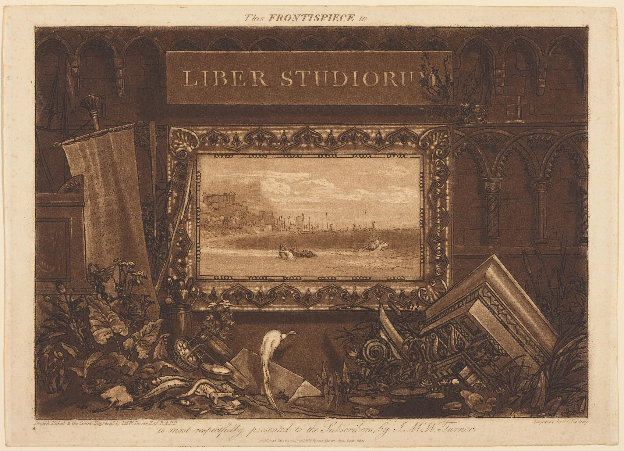 Frontispiece, detail