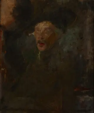 Portrait of Architect  Franciszek Mączyński, by Olga Boznańska, oil, 1900