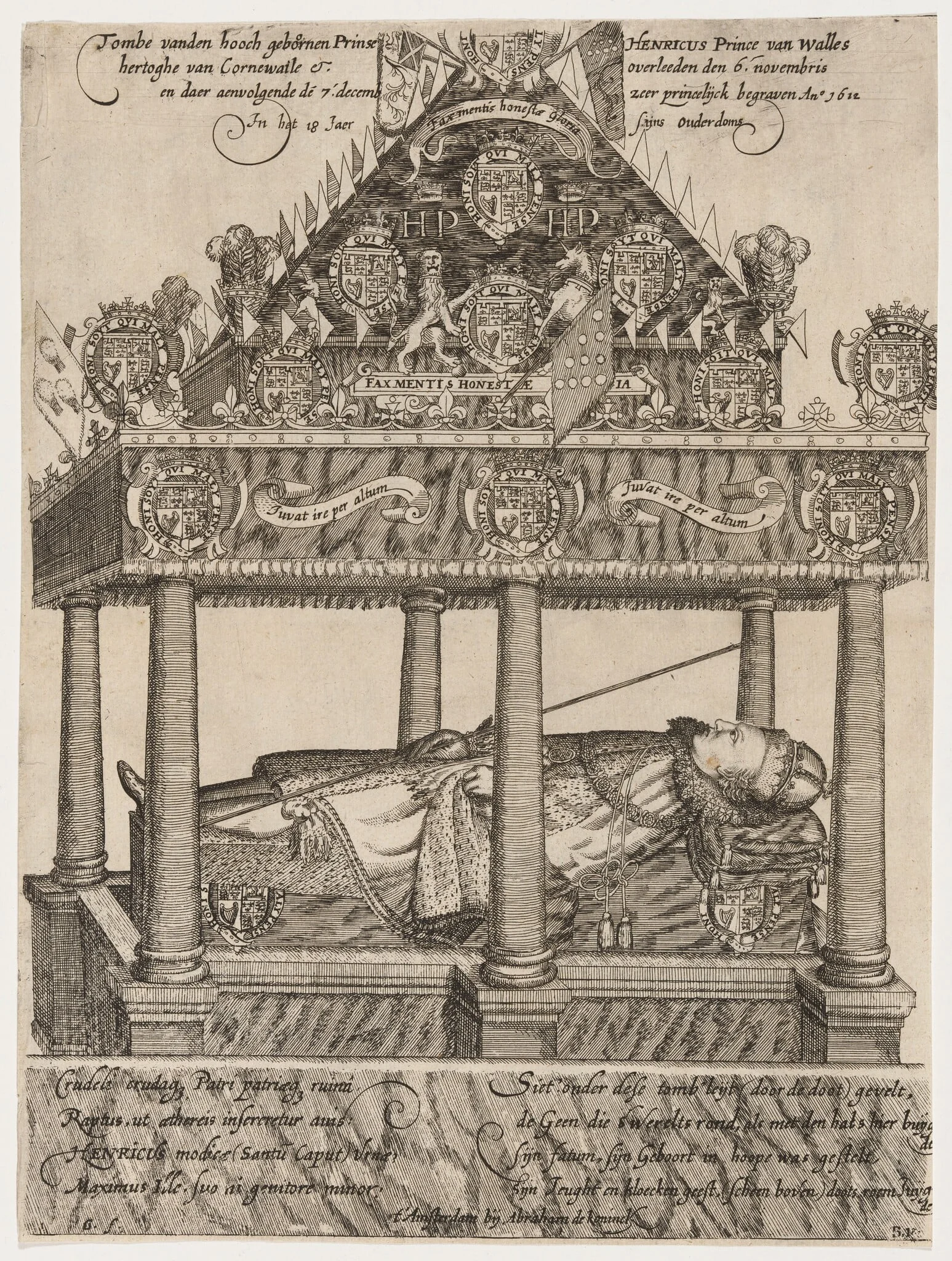 Prince Henry's Hearse, detail