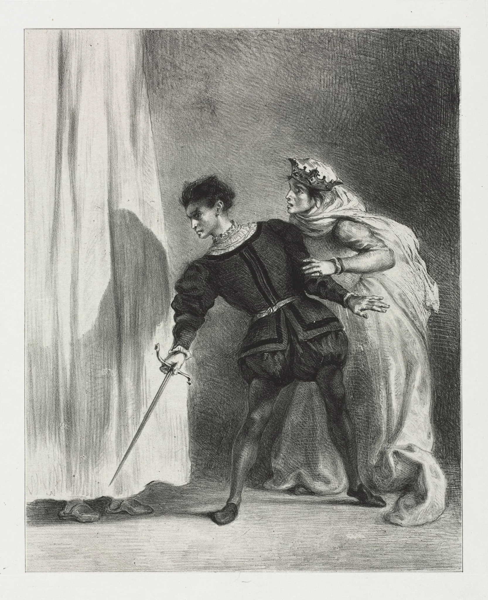 Hamlet: The Murder of Polonius, detail