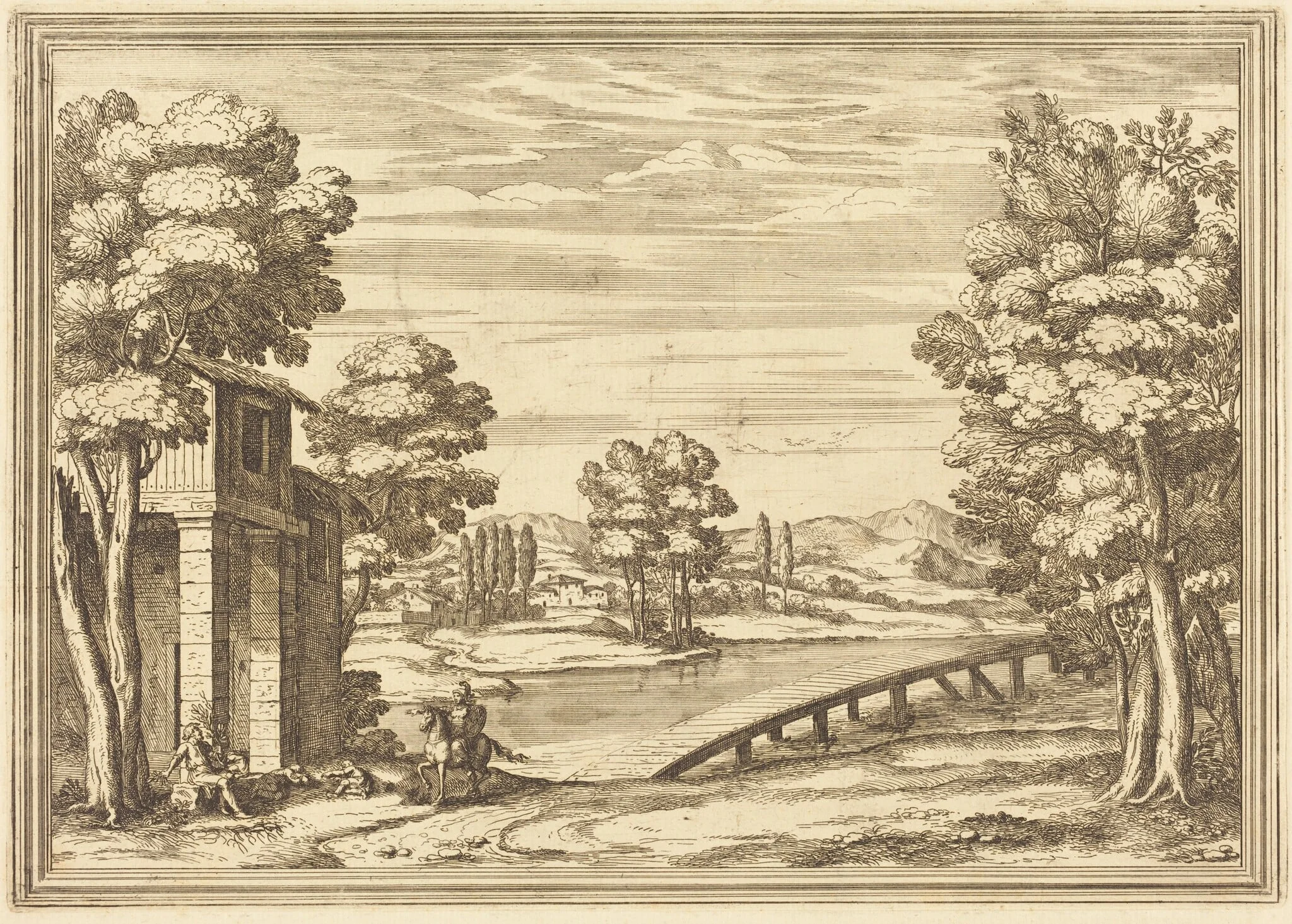 Il Greco in Troia: Plate 7, detail