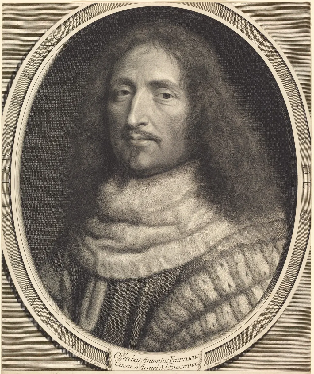 Guillaume de Lamoignon, by Robert Nanteuil, ink, 1676