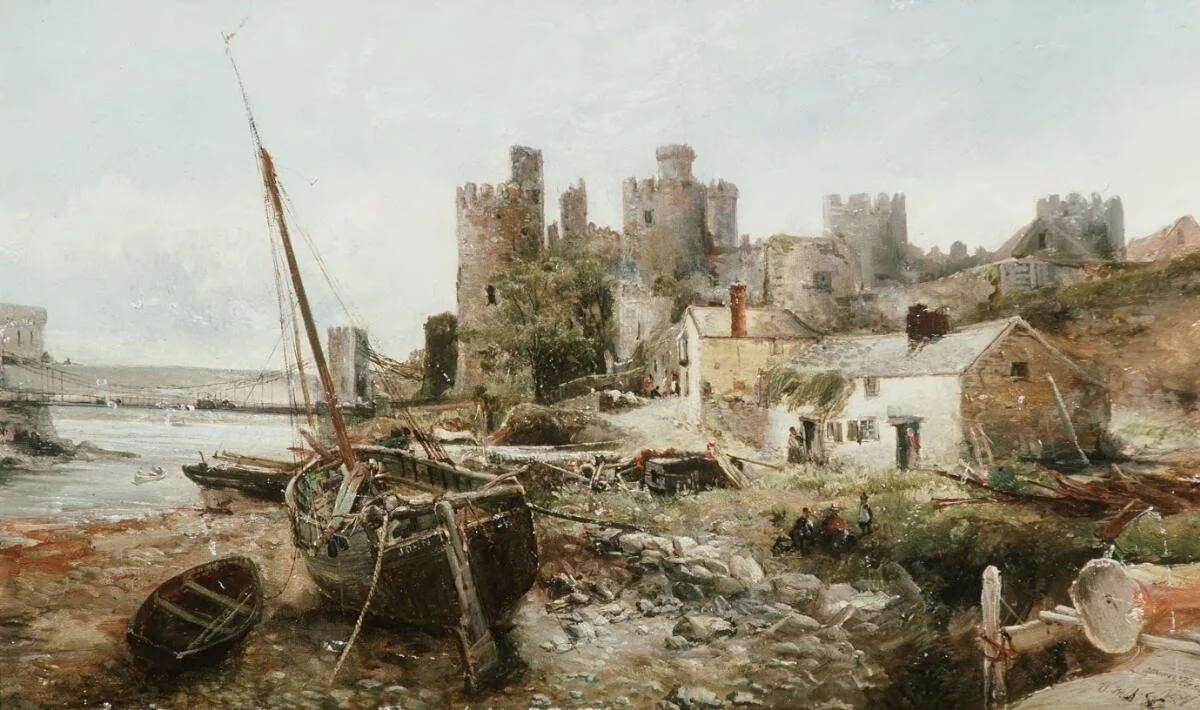 Conway Castle, detail