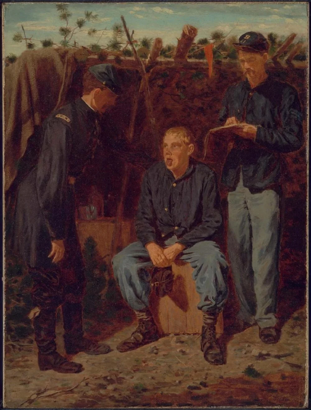 Playing Old Soldier, detail