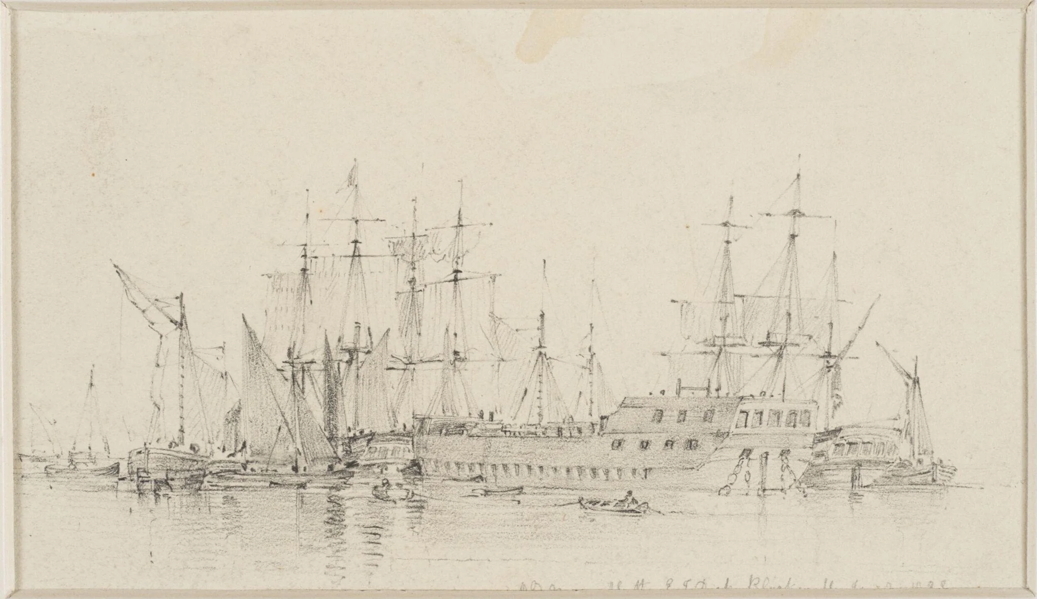 Old Mag off the East India Dock, Blackwall, detail