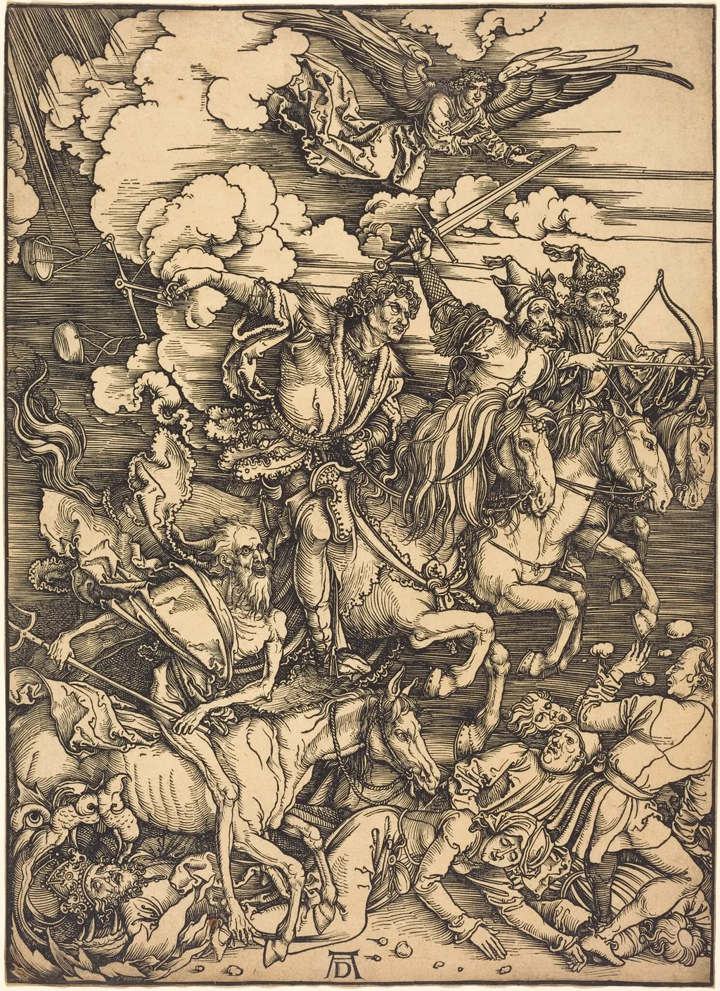 The Four Horsemen, by Albrecht Dürer, ink, 1497