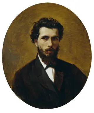 Self-Portrait, by Nikolay Koshelev, oil, 1865
