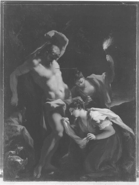 Rettung des hl. Sebastian durch Irene, detail