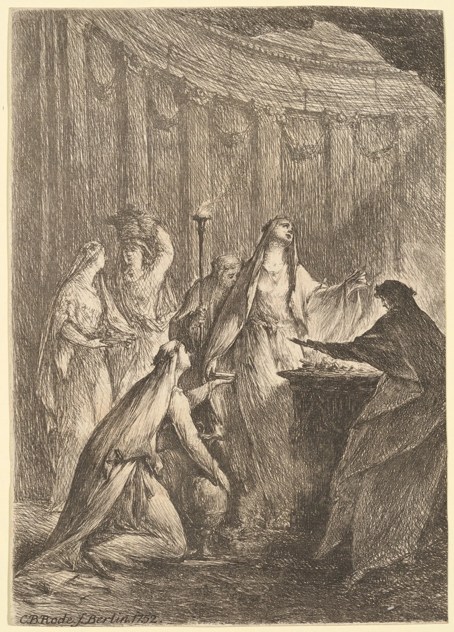 Antique Sacrifice, detail