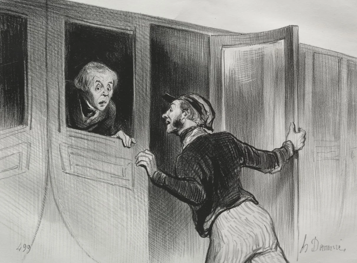 The Hazard of Sleeping on a Journey, detail