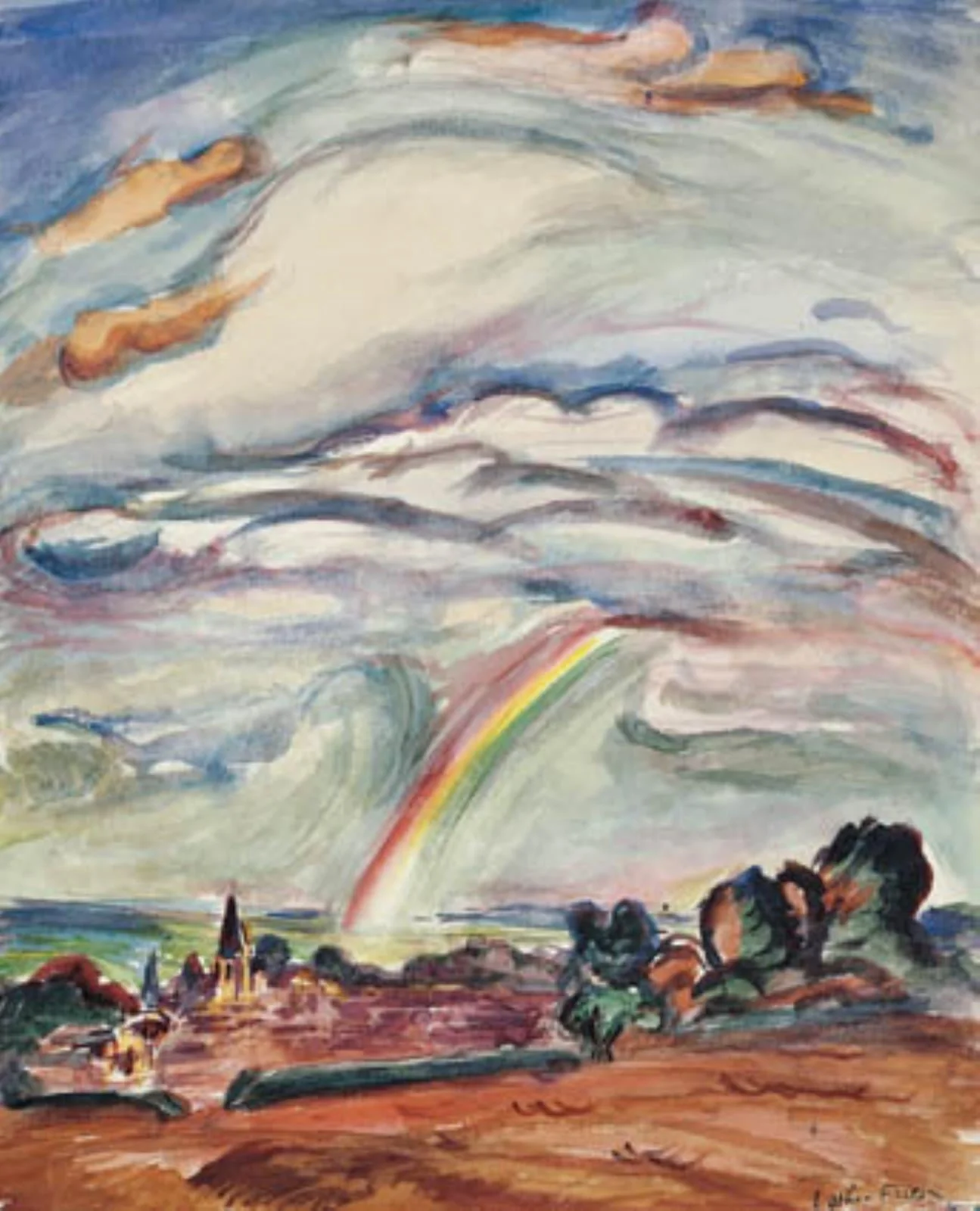 Regnbuen. Montiullier, detail