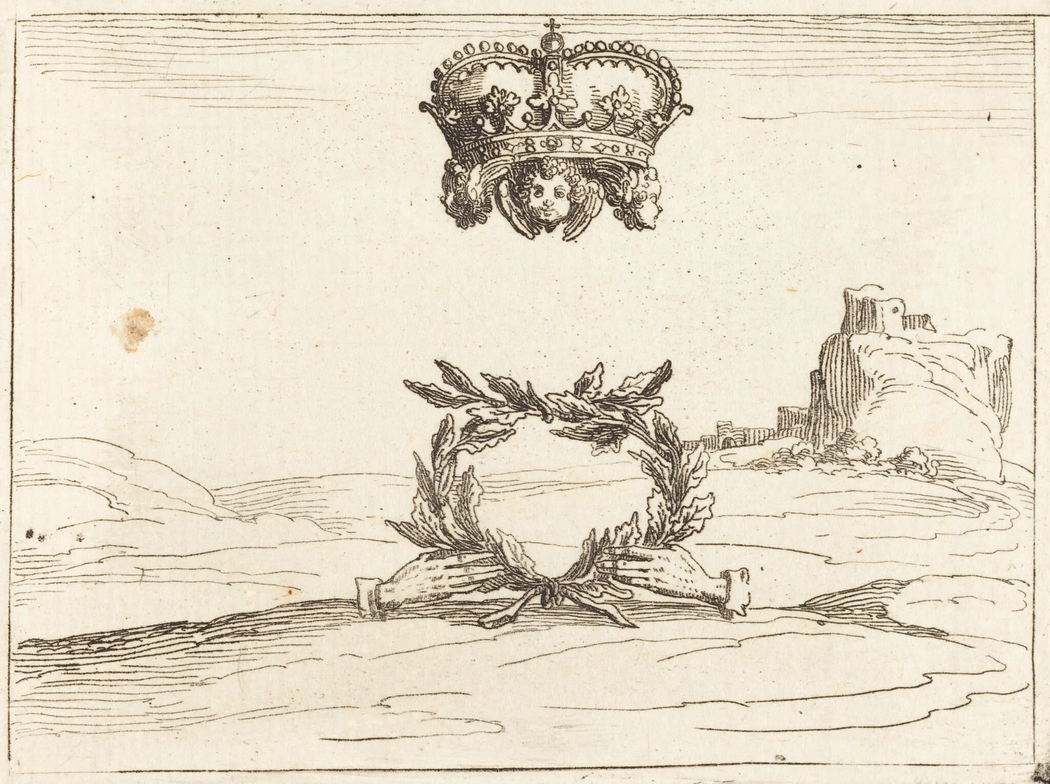 The Two Crowns, detail